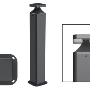 12W Square Fuji IP65 Bollard