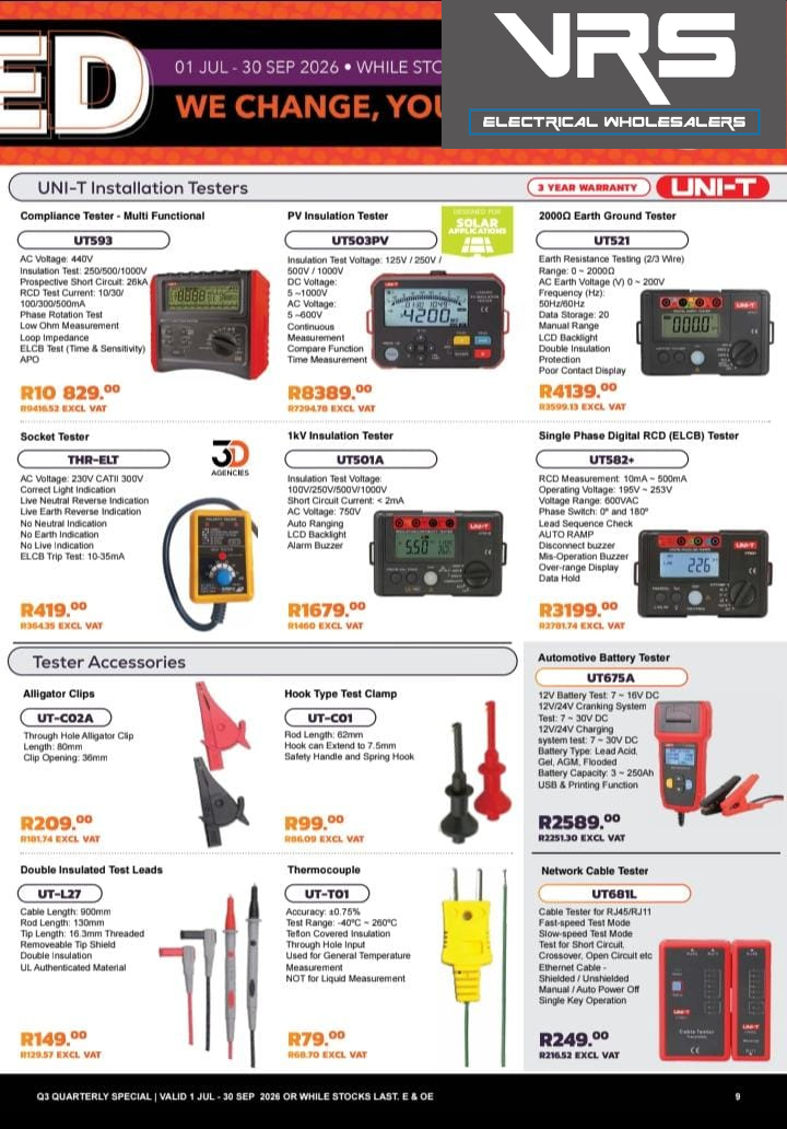 UNI-T SPECIALS