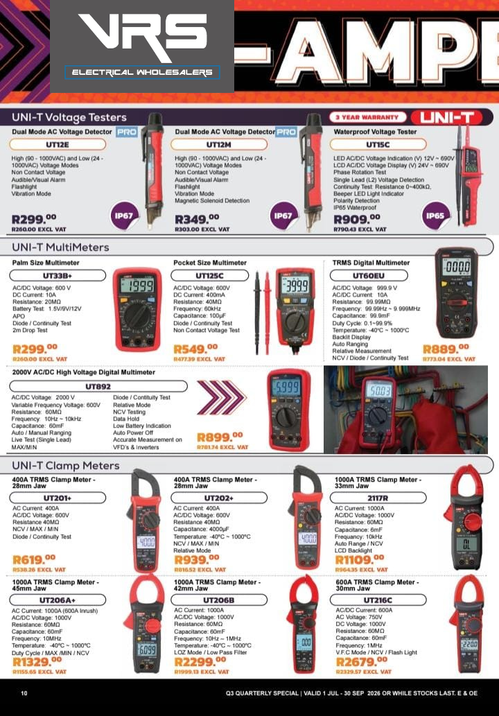 UNI-T SPECIALS